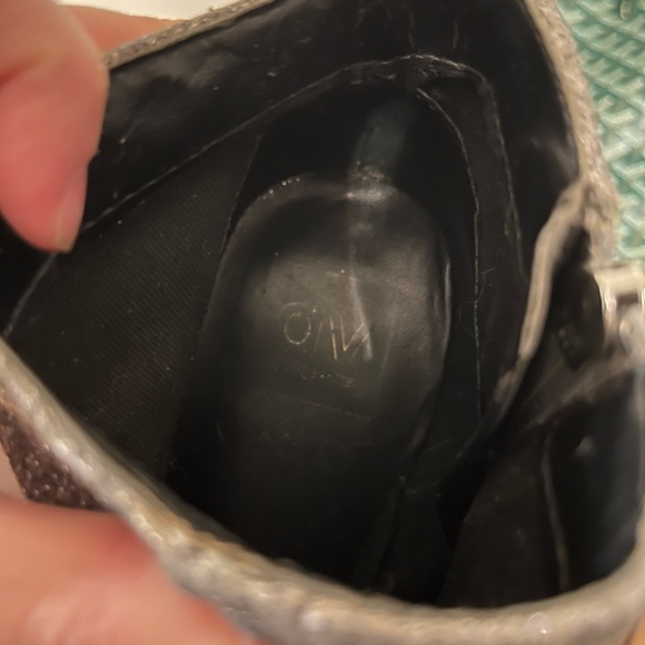 Platform Silver Glitter Disco Shoes dv by Dolce Vita Size 7 - Picture 5 of 7